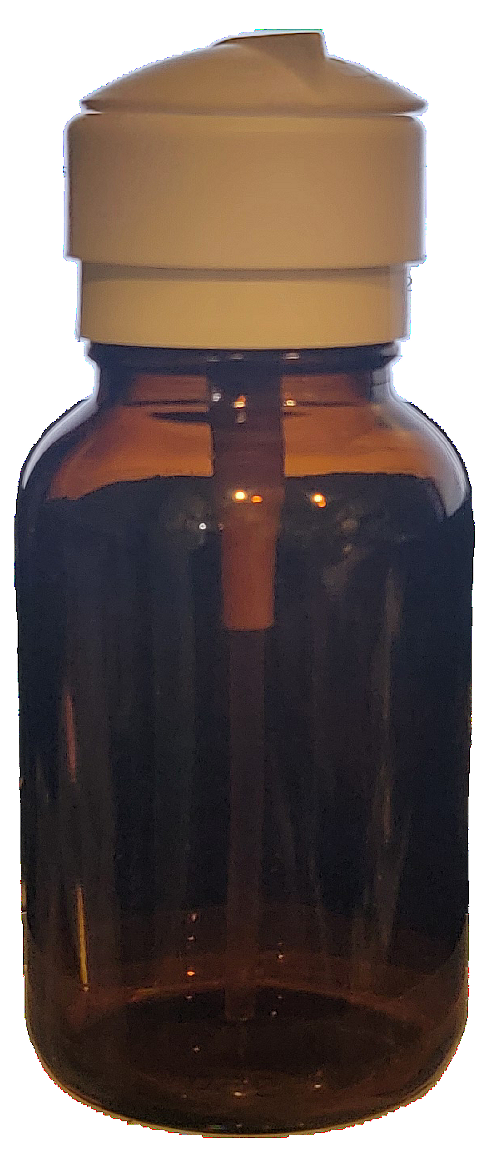 Pump Dispenser - Amber - Glass - Unlabeled - 8 oz. Pump Dispenser - Amber - Glass - Unlabeled - 8 oz.